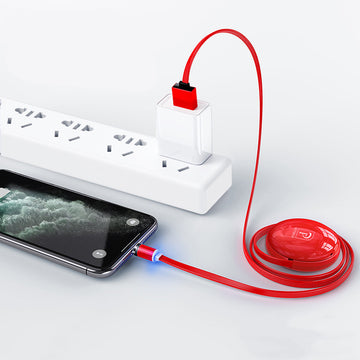 Magnetic Retractable Data Cable Three In One Mobile Phone Charging